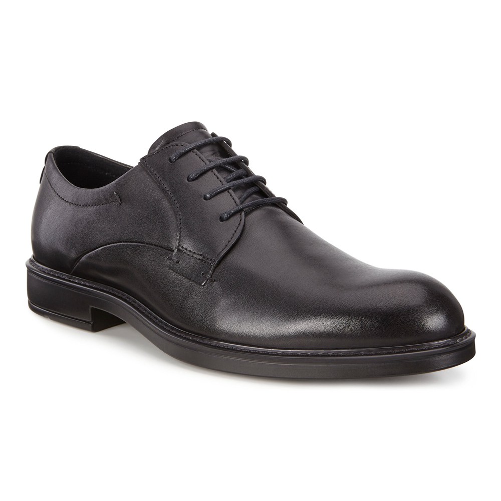 ECCO Mens Dress Shoes Black - Vitrus Iii - NHW-574629